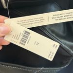 Anthropologie New  Black Navy Faux Leather Cut-Out Sleeveless Midi Dress Size 12 Photo 8