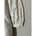 Massimo Dutti  White Eyelet Square Neck Puff Sleeve Blouse EUR 40 US 8 Photo 2