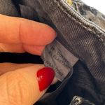 ZARA Whimsygoth Dark Romantic Woman Black Jeans Velvet Damask Pattern Slim 6 Y2K Photo 6