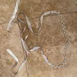 Rhinestone Bridal Belt with Satin Sash Photo 0