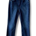 Frank & Eileen Jeans Womens 27 Dark Wash Raw Hem Cork Stretch Denim Midrise Blue Photo 0