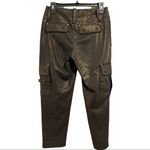 Alice + Olivia  Metallic‎ Cropped Pants Size 0 Made in New York City Photo 1