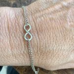Sterling silver infinity bracelet Photo 3