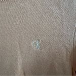 Calvin Klein Muted Orange Sweater Top Small Photo 2
