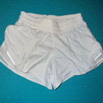 Lululemon White  Hotty Hot Shorts Photo 0