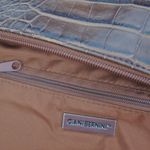 Giani Bernini Leather Croc Patterned Trim Crossbody Bag Photo 1