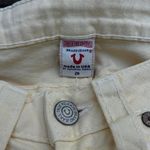 True Religion Vintage Y2K  Pale Yellow Low-Rise Straight Leg Skinny Jeans Photo 3