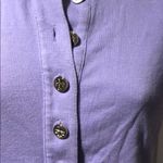 Tory Burch 6 button all cotton polo lavender S Photo 2