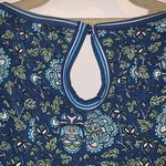 Max Studio Women's Sleeveless Blue Floral Dress Size Large Photo 4