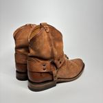 Frye Wyatt Harness Short Leather Boots in Cognac Photo 2