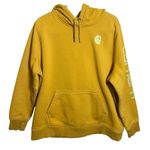 Carhartt relaxed fit logo hoodie pullover mustard color Photo 0