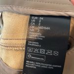 H&M  Tan Faux Leather Pants Size 2‎ Photo 6