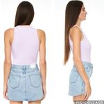 Pistola  Blake Rib Tank‎ Bodysuit Taro Purple XS Photo 2