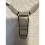 David Aubrey Necklace 18k Gold Plated Brass Chain Geometric Vintage Photo 2