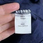 Current Air  Blue Flared Sleeve Contrast Stcig Navy Preppy L 100 Cotton Staple M Photo 3