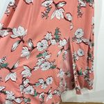 Everly  Floral Maxi‎ Dress M Pink Sleeveless Boho V-Neck Side Slit Summer Casual Photo 7