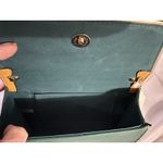 Handbag Republic Classic Clutch W/Gold Crossbody Strap Butterfly Accent 2 Tone Brown Photo 9