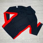 Nautical competition cycling biking  long sleeve pull over quarter zip shirt lg Photo 4