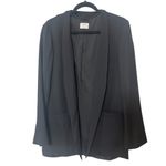 Aritzia  WILFRED Solaina Open Front Black Blazer size Large Photo 5