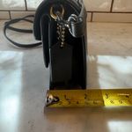 Coach 4957 Black Leather & Suede Crossbody Wallet on a Chain Bag Photo 8