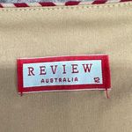Review Australia Dress US 8 AU 12 Red Surplice Sash Tie Modern Flatter Festive Photo 10