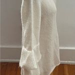 Gio & Gio white wool and mohair blend tiered sleeve sweater size S mad in Italy Photo 8