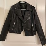 Thrifted Leather Jacket Black Size M Photo 0