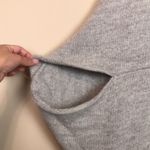 Loft Women’s Wool Blend Gray Button-Up Versatile Cape Poncho Sweater Photo 5