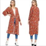 Anama USA Anama Rust Long Tie Kimono S Photo 1