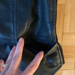 Karen Kane 100% Black Leather Vest Photo 3