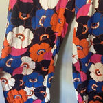 Jules & Leopold  Floral Pull On Wide Leg Pants Boho Hippie‎ 70s Size Medium New Photo 2