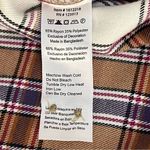 Jachs Girlfriend  women’s flannel plaid shacket with pockets, buttondown, sz M Photo 12