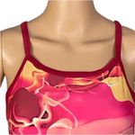 Nike pink, red and yellow “Fastback” one-piece swimsuit in size 32=6. EUC Photo 1
