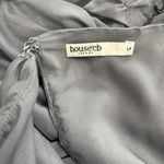 House Of CB  Mini Dress Womens L+ 10/12 Camille Grey Silk Cutout Ruched Sexy Photo 10