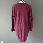 WHISTLES 100% Cashmere Burgundy Maroon Sweater Dress Large Red Photo 1