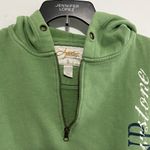 Green Yellowstone National Park 1/4 Zip Hoodie Size Small EUC Photo 2