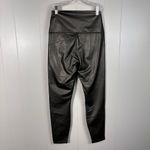 90 Degrees by Reflex 90 Degree by Reflex Metallic Leather Look Brown High Rise Leggings Medium M Photo 2