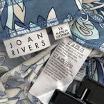 Joan Rivers Regular Luxe Knit Printed Crop Pant Blue Size 1X Photo 5
