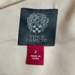 Vince Camuto  Ruffle Knee Length Sheath Dress Women's 2 Pink Blush One Shoulder Photo 6