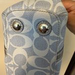 Coach F18921 Signature Heritage Satchel Bag blue/silver Photo 9