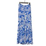 Free People  Lisa Crepe Skirt Combo Smooth Sailing Paisley Button Maxi skirt Photo 2