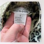 Misook Vintage Y2K Green Leopard Print Jacket Size S Photo 1