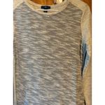 Gap  Womens Gray White Knit Long Sleeve Casual Tunic Dress‎ Size Small Photo 1