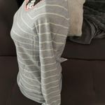 Gap  Gray Striped Sweater Size Small Photo 3