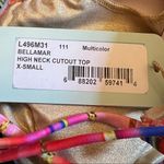Luli Fama  Bellamar High Neck Cutout Bikini Top nwt Photo 7