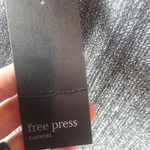 Free Press Metallic Dolman Shift Dress Gray Silver Photo 6