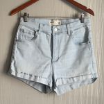Garage  Ultra High Rise Denim Stretch Light Wash Jean Shorts Women’s 11 Photo 0