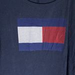 Tommy Hilfiger Vintage Sports Womens Large Distressed Big Logo 3/4 Sleeve T-Shirt Size XL Photo 1