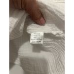 National White Embroidered Cotton Tunic Plus Size 3X Modest Summer 3/4 Sleeve Photo 4