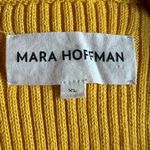 Mara Hoffman  Organic Cotton Stretchy Yellow Susan Rib Knit Pencil Midi Skirt -XL Photo 2